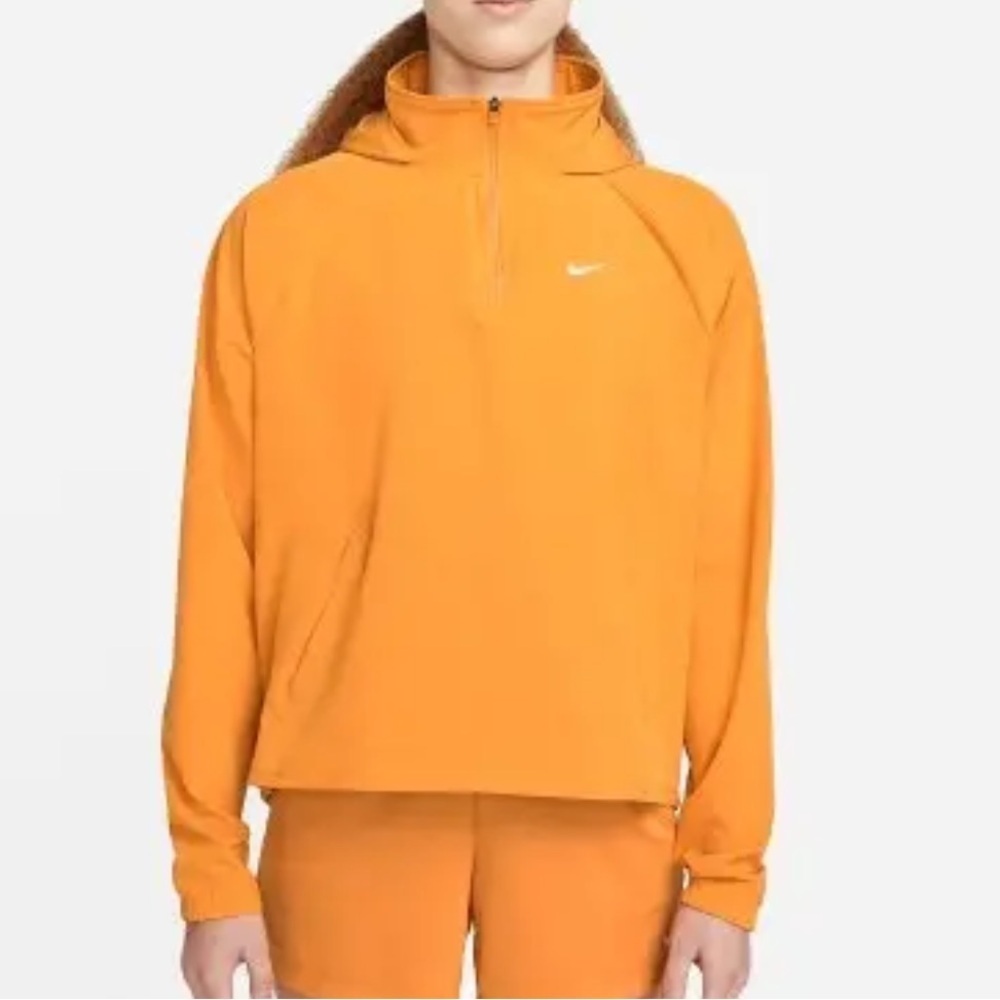 Nike Nike Pro Dri-FIT 1/4-zip packable training Jacket - Bright Orange